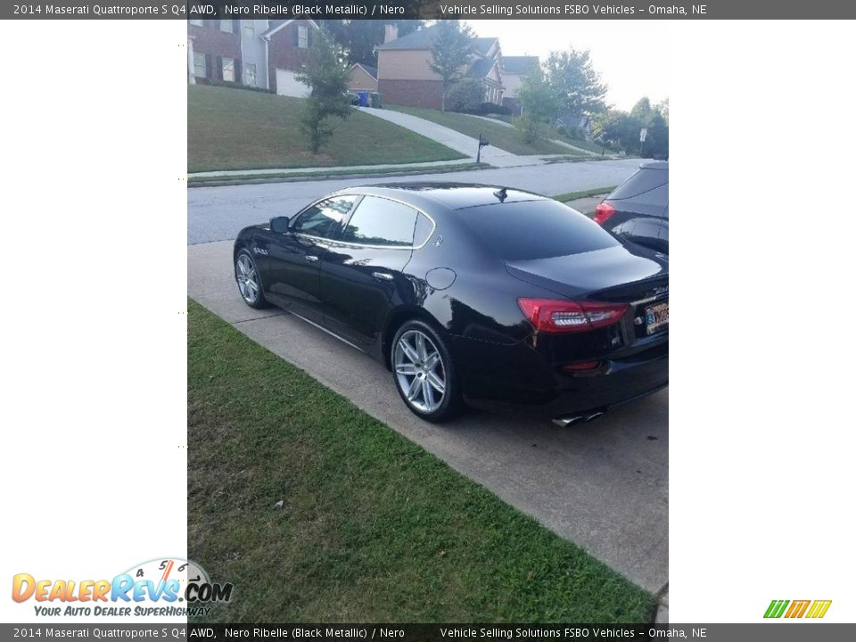 2014 Maserati Quattroporte S Q4 AWD Nero Ribelle (Black Metallic) / Nero Photo #1