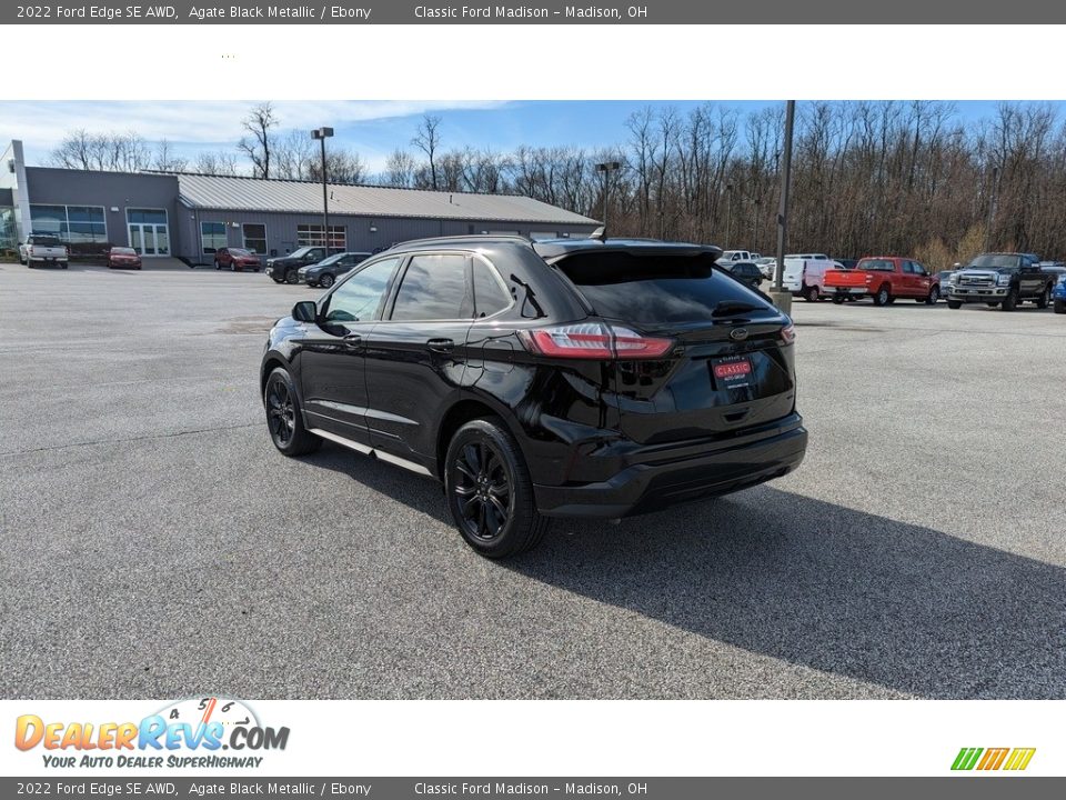 2022 Ford Edge SE AWD Agate Black Metallic / Ebony Photo #3