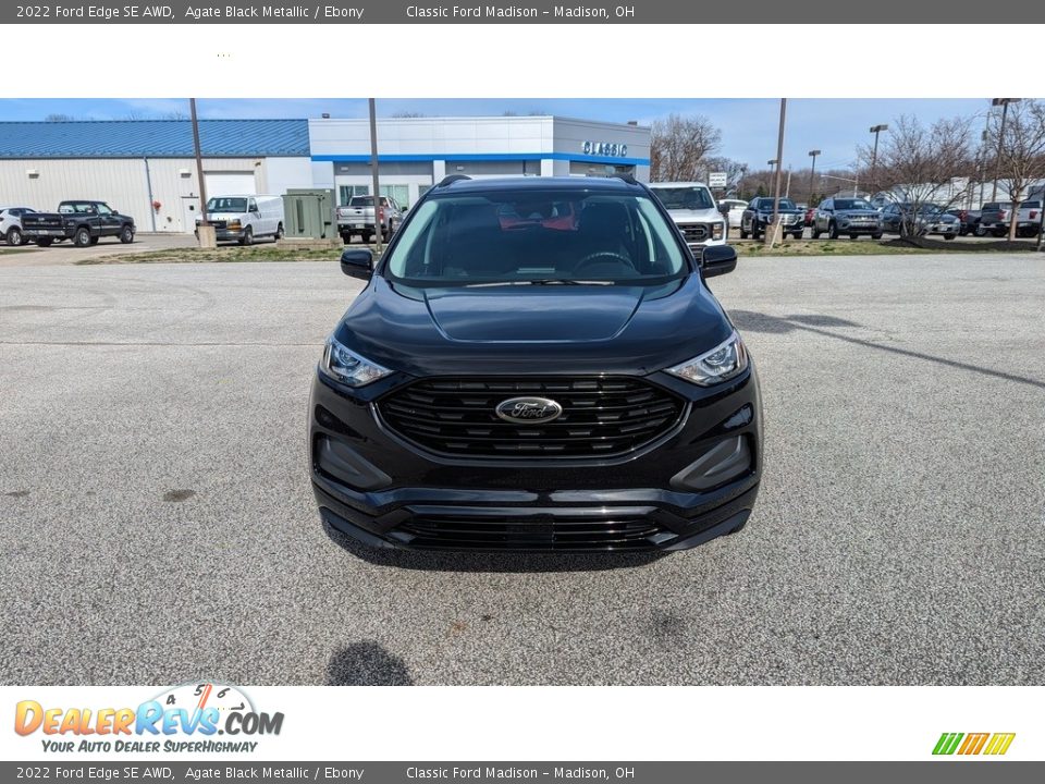 2022 Ford Edge SE AWD Agate Black Metallic / Ebony Photo #8