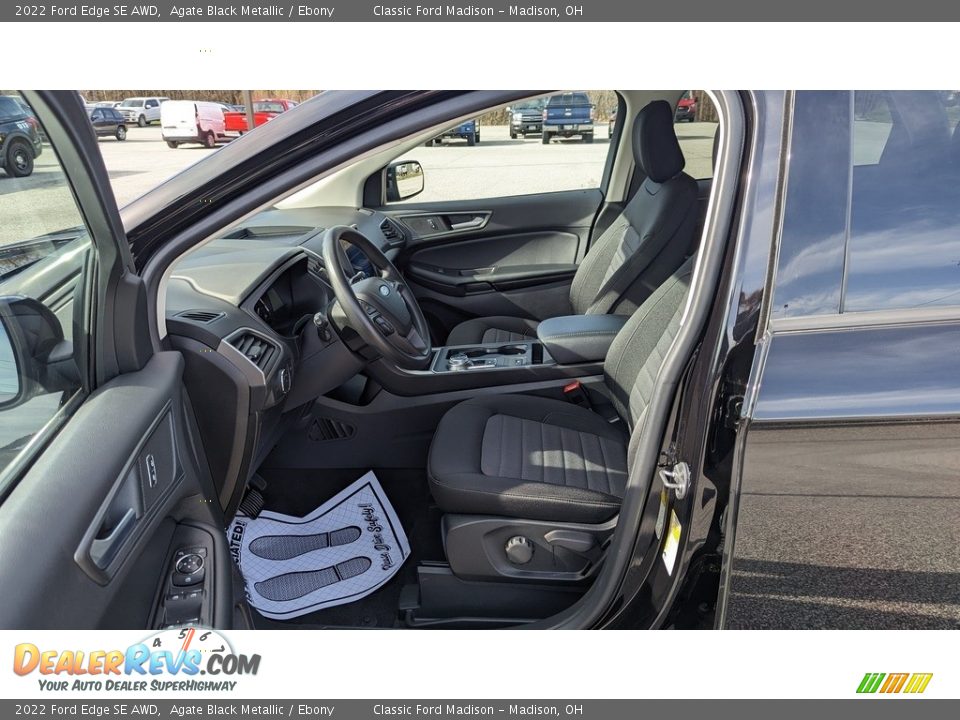 2022 Ford Edge SE AWD Agate Black Metallic / Ebony Photo #10