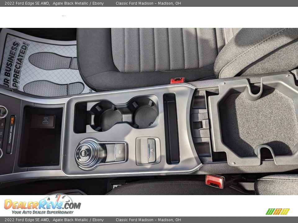 2022 Ford Edge SE AWD Agate Black Metallic / Ebony Photo #13