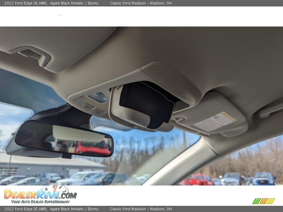 2022 Ford Edge SE AWD Agate Black Metallic / Ebony Photo #14