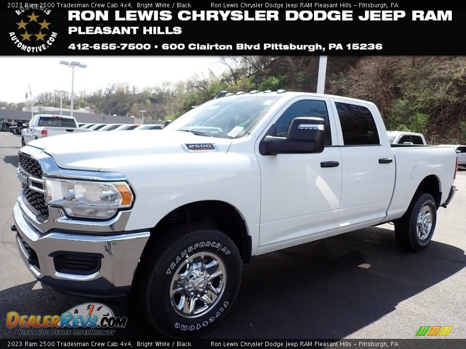 2023 Ram 2500 Tradesman Crew Cab 4x4 Bright White / Black Photo #1