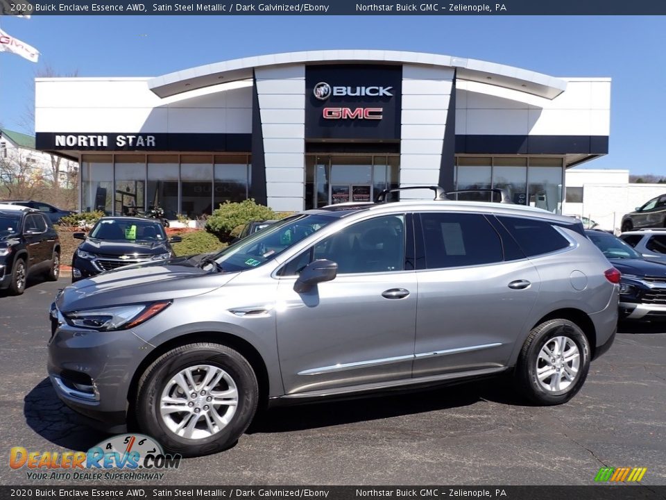 2020 Buick Enclave Essence AWD Satin Steel Metallic / Dark Galvinized/Ebony Photo #1