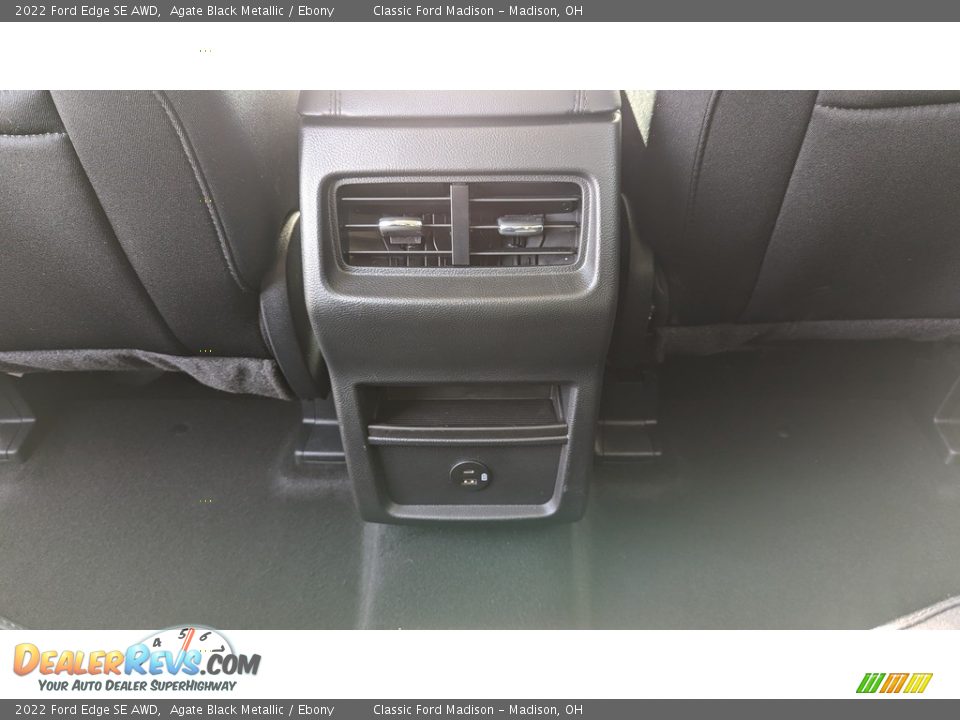 2022 Ford Edge SE AWD Agate Black Metallic / Ebony Photo #19