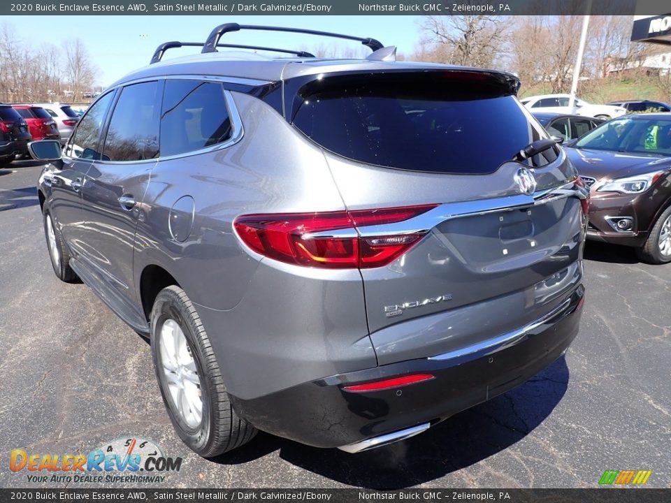 2020 Buick Enclave Essence AWD Satin Steel Metallic / Dark Galvinized/Ebony Photo #4