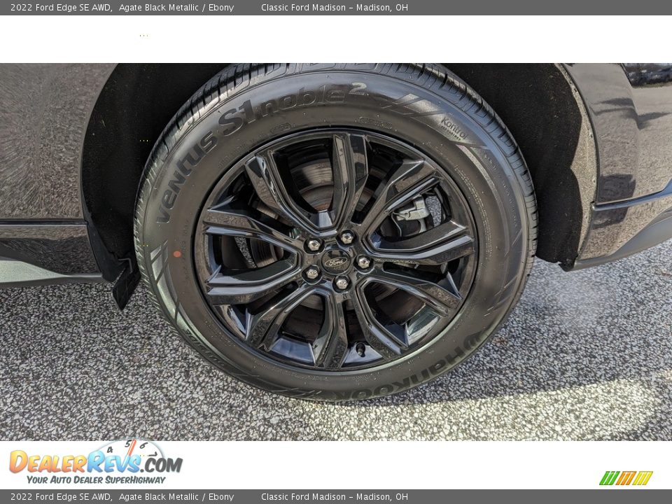 2022 Ford Edge SE AWD Agate Black Metallic / Ebony Photo #21