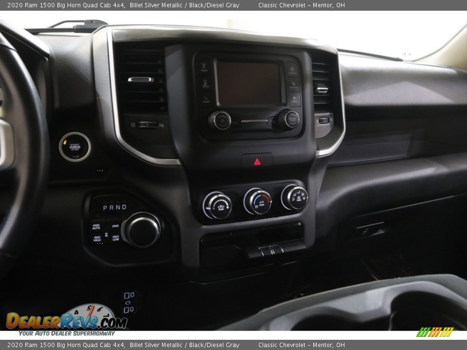 2020 Ram 1500 Big Horn Quad Cab 4x4 Billet Silver Metallic / Black/Diesel Gray Photo #9