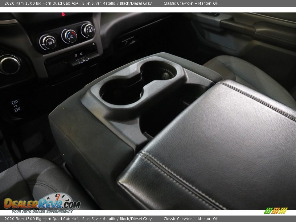 2020 Ram 1500 Big Horn Quad Cab 4x4 Billet Silver Metallic / Black/Diesel Gray Photo #15
