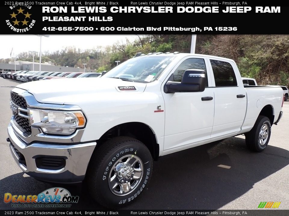 2023 Ram 2500 Tradesman Crew Cab 4x4 Bright White / Black Photo #1