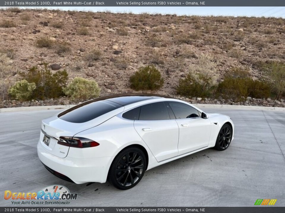 2018 Tesla Model S 100D Pearl White Multi-Coat / Black Photo #5