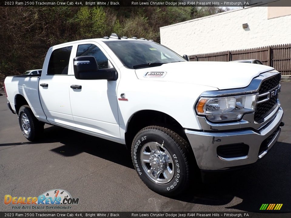 2023 Ram 2500 Tradesman Crew Cab 4x4 Bright White / Black Photo #8