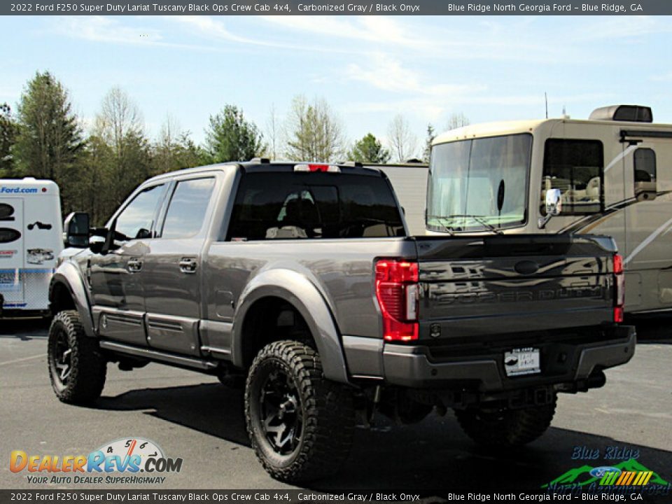 2022 Ford F250 Super Duty Lariat Tuscany Black Ops Crew Cab 4x4 Carbonized Gray / Black Onyx Photo #3