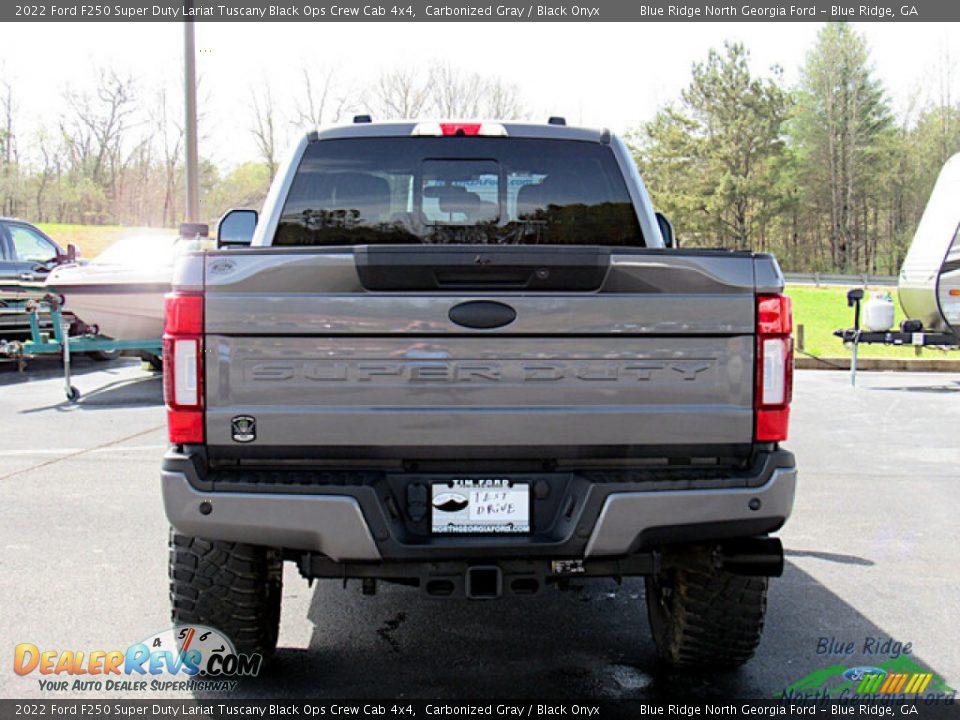 2022 Ford F250 Super Duty Lariat Tuscany Black Ops Crew Cab 4x4 Carbonized Gray / Black Onyx Photo #4