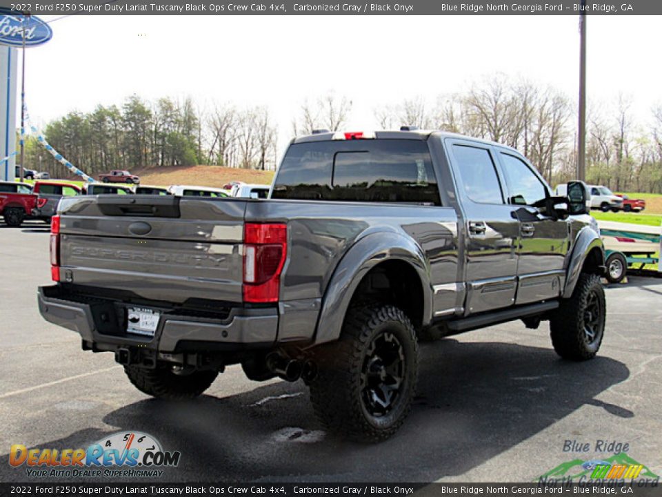 2022 Ford F250 Super Duty Lariat Tuscany Black Ops Crew Cab 4x4 Carbonized Gray / Black Onyx Photo #5