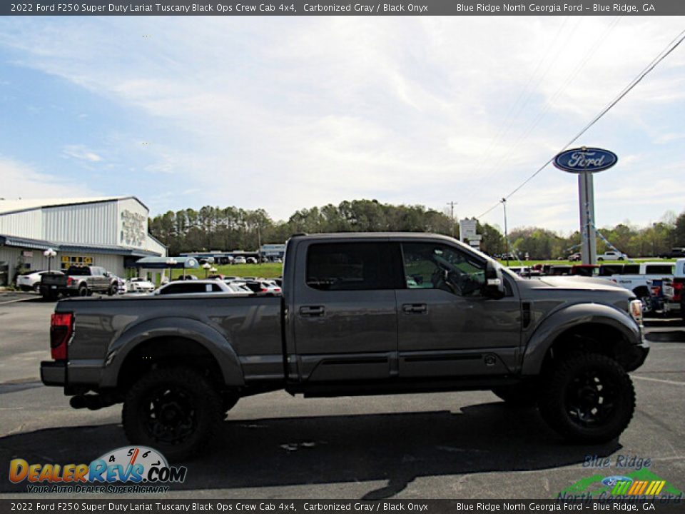 2022 Ford F250 Super Duty Lariat Tuscany Black Ops Crew Cab 4x4 Carbonized Gray / Black Onyx Photo #6