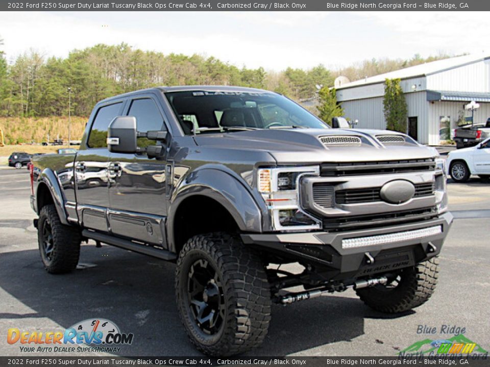 2022 Ford F250 Super Duty Lariat Tuscany Black Ops Crew Cab 4x4 Carbonized Gray / Black Onyx Photo #7