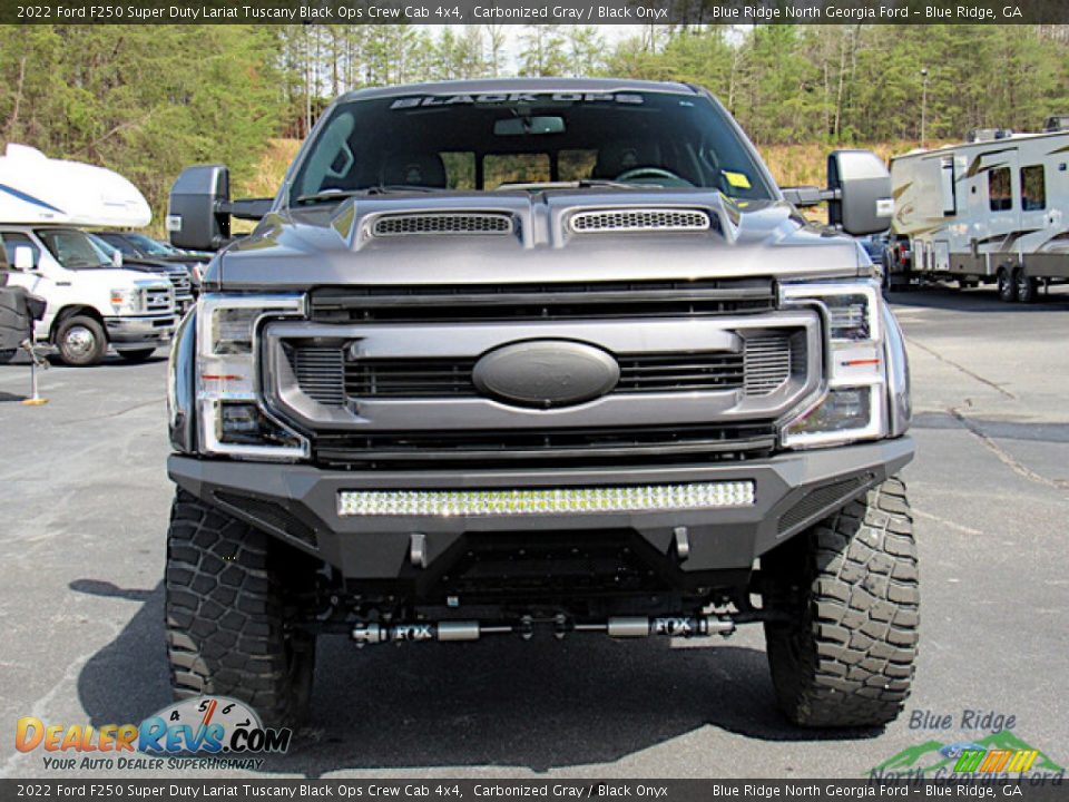 2022 Ford F250 Super Duty Lariat Tuscany Black Ops Crew Cab 4x4 Carbonized Gray / Black Onyx Photo #8