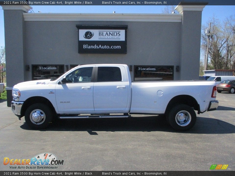 2021 Ram 3500 Big Horn Crew Cab 4x4 Bright White / Black Photo #1