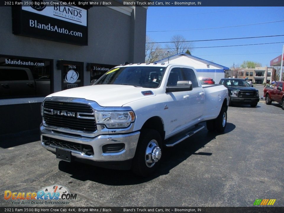 2021 Ram 3500 Big Horn Crew Cab 4x4 Bright White / Black Photo #2