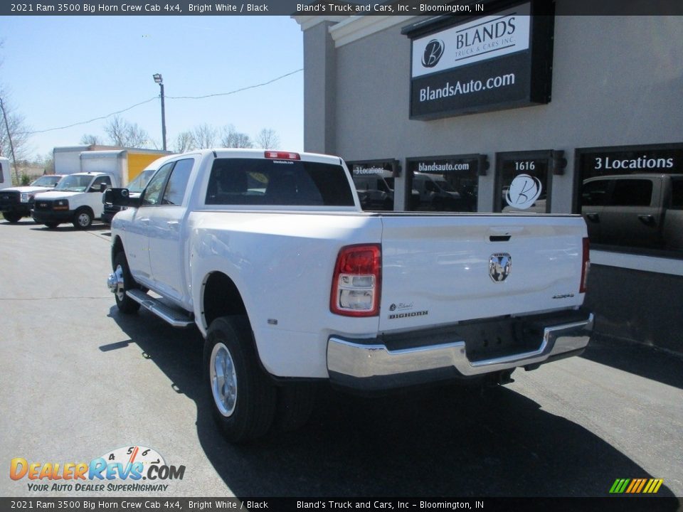 2021 Ram 3500 Big Horn Crew Cab 4x4 Bright White / Black Photo #3