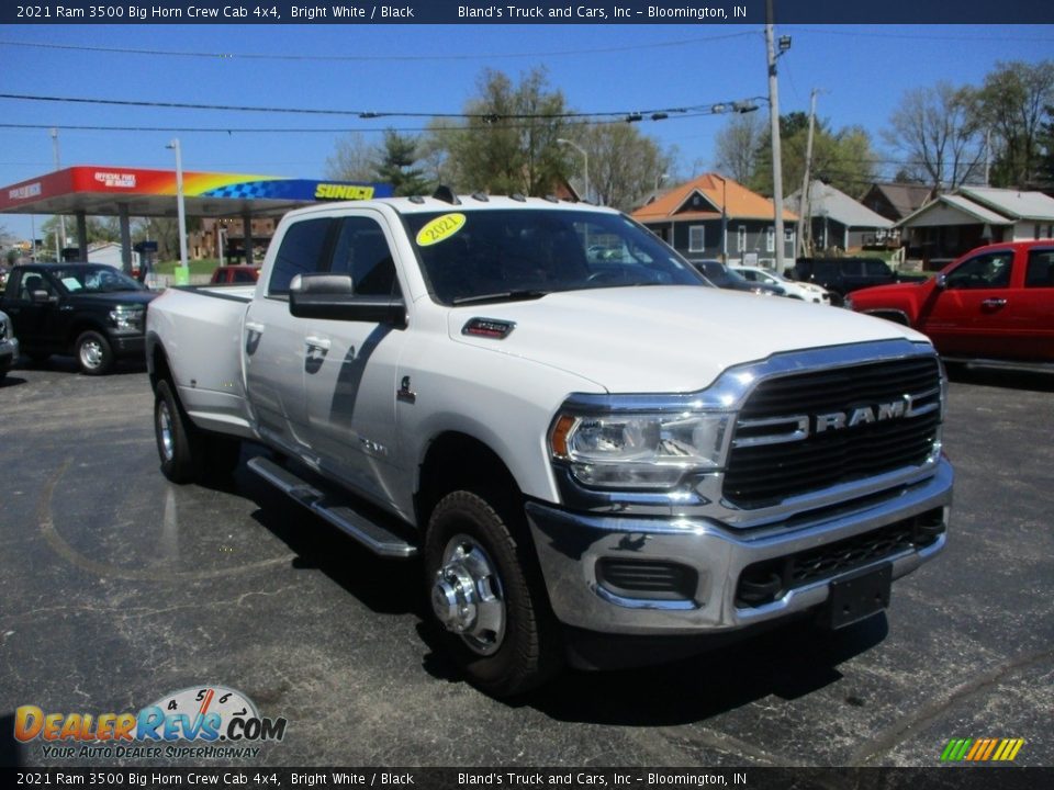 2021 Ram 3500 Big Horn Crew Cab 4x4 Bright White / Black Photo #5