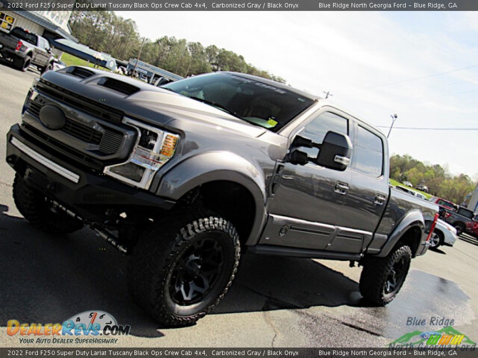 2022 Ford F250 Super Duty Lariat Tuscany Black Ops Crew Cab 4x4 Carbonized Gray / Black Onyx Photo #33