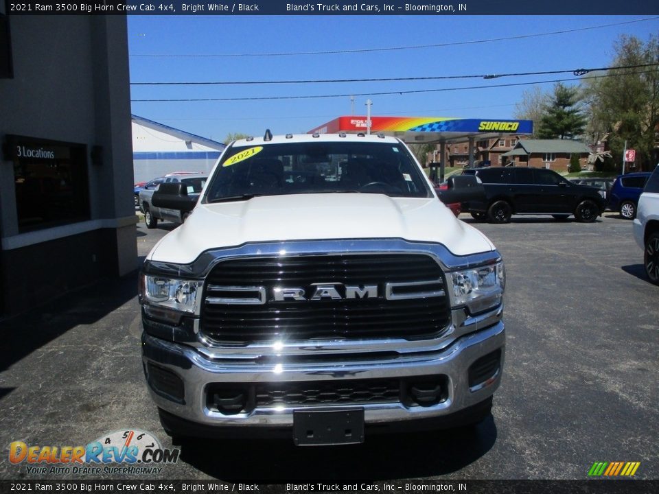 2021 Ram 3500 Big Horn Crew Cab 4x4 Bright White / Black Photo #22