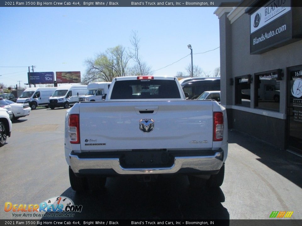 2021 Ram 3500 Big Horn Crew Cab 4x4 Bright White / Black Photo #23