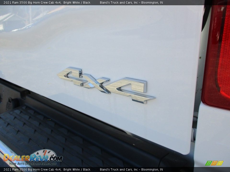 2021 Ram 3500 Big Horn Crew Cab 4x4 Bright White / Black Photo #30