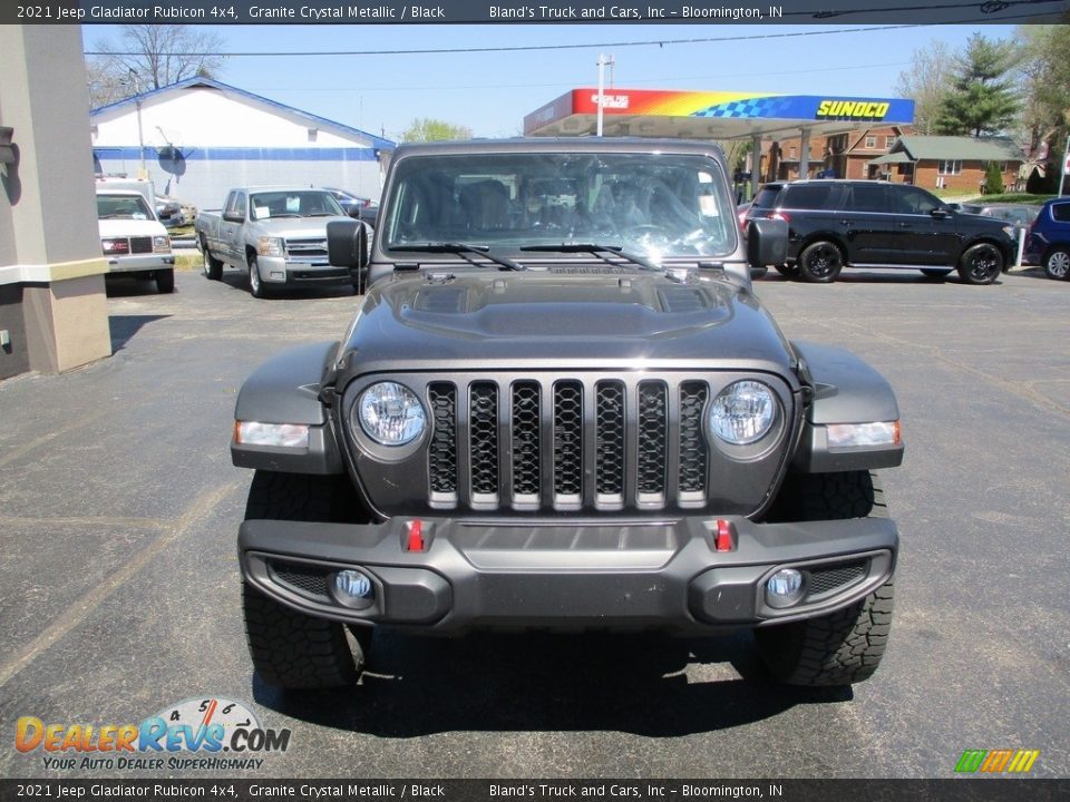 2021 Jeep Gladiator Rubicon 4x4 Granite Crystal Metallic / Black Photo #22