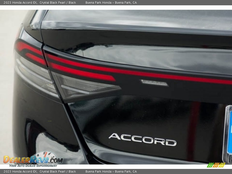 2023 Honda Accord EX Crystal Black Pearl / Black Photo #8