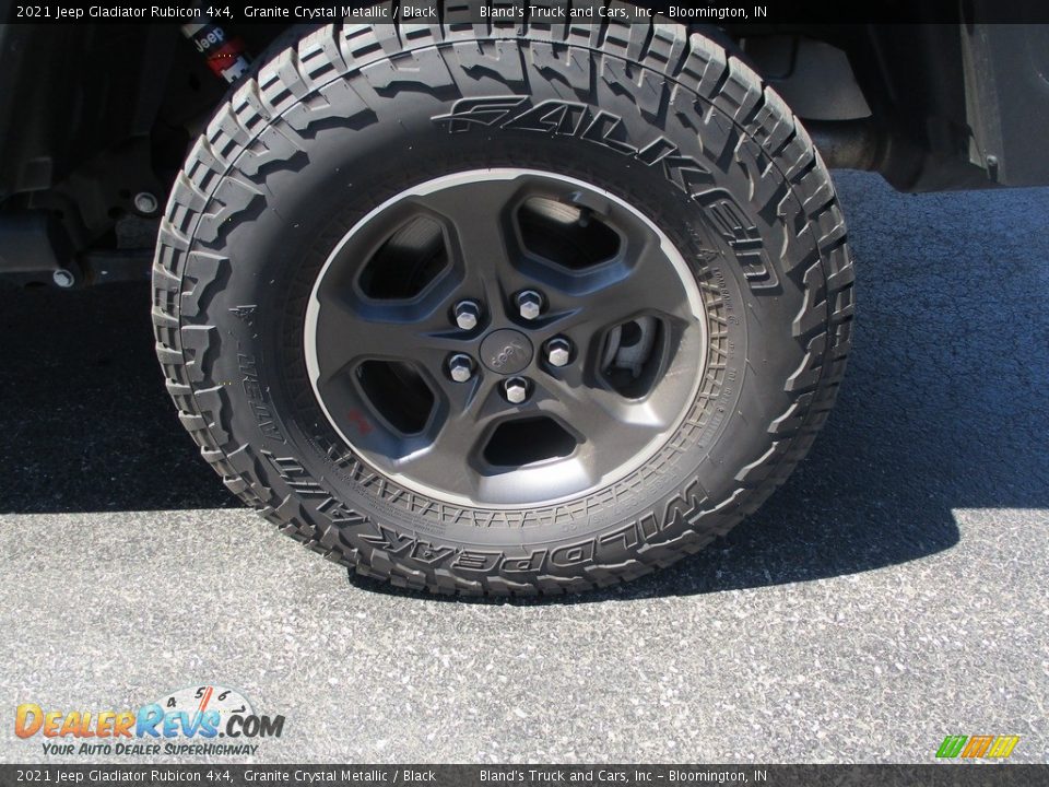 2021 Jeep Gladiator Rubicon 4x4 Granite Crystal Metallic / Black Photo #25