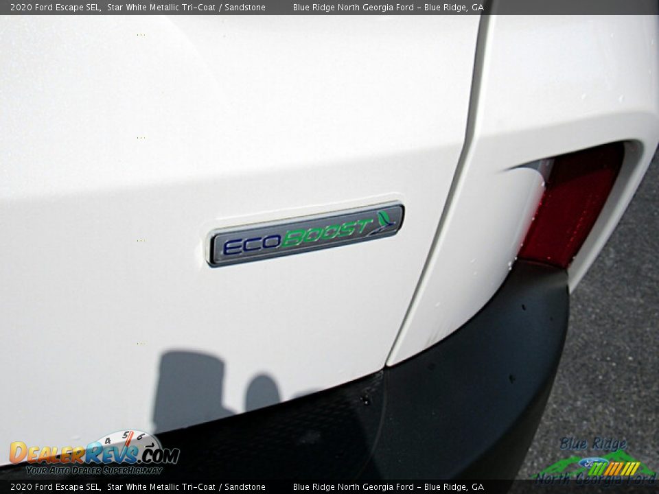 2020 Ford Escape SEL Star White Metallic Tri-Coat / Sandstone Photo #32