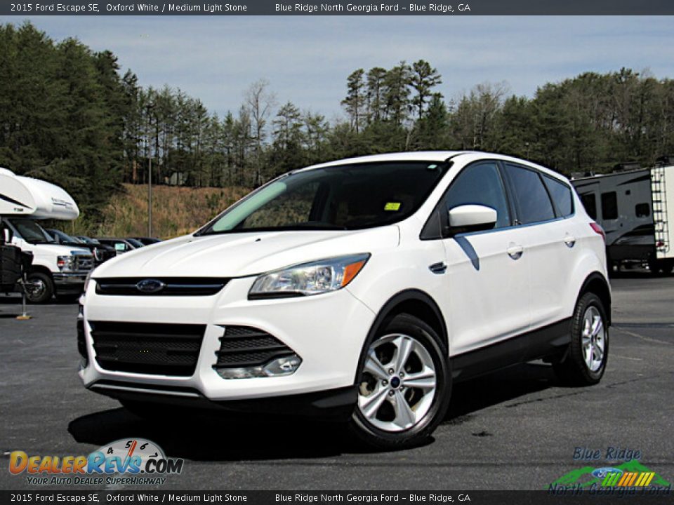 2015 Ford Escape SE Oxford White / Medium Light Stone Photo #1