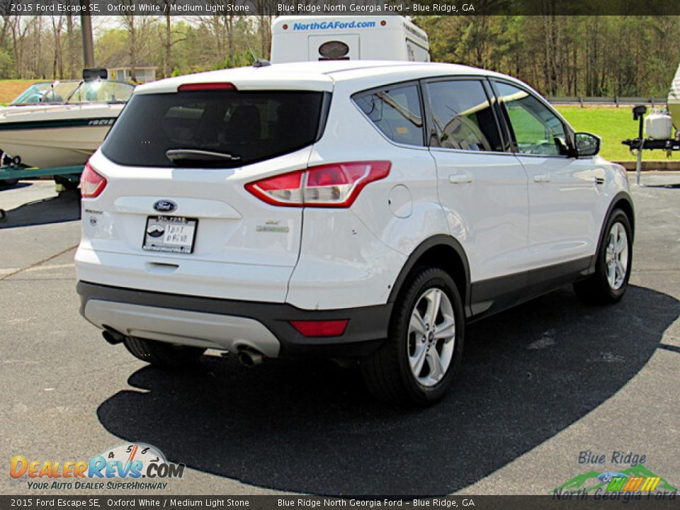 2015 Ford Escape SE Oxford White / Medium Light Stone Photo #5