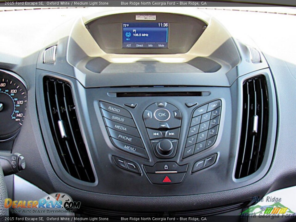 2015 Ford Escape SE Oxford White / Medium Light Stone Photo #18