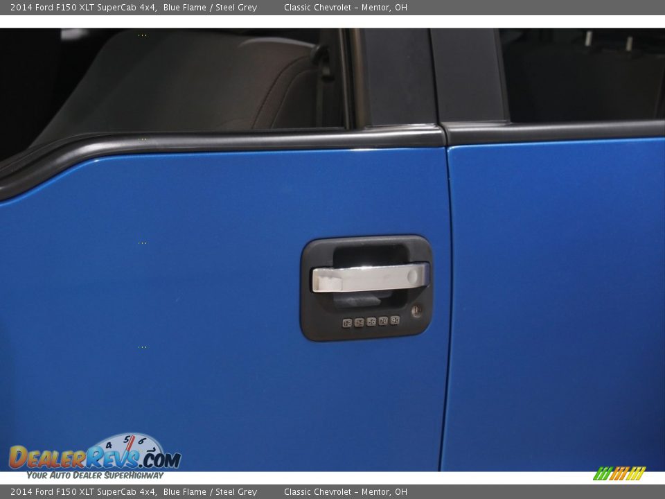 2014 Ford F150 XLT SuperCab 4x4 Blue Flame / Steel Grey Photo #4