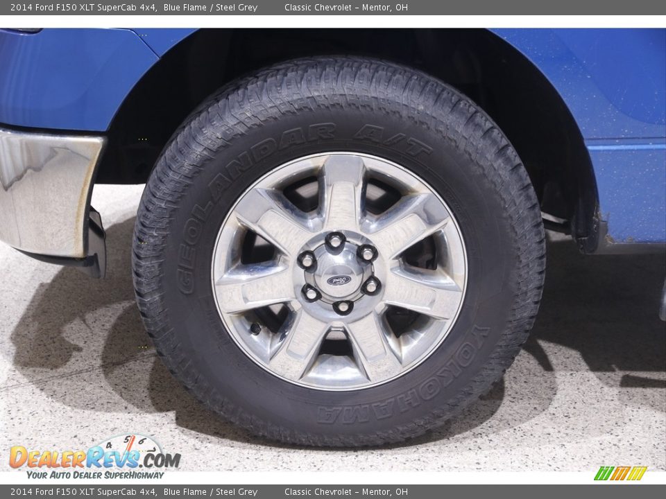 2014 Ford F150 XLT SuperCab 4x4 Blue Flame / Steel Grey Photo #19