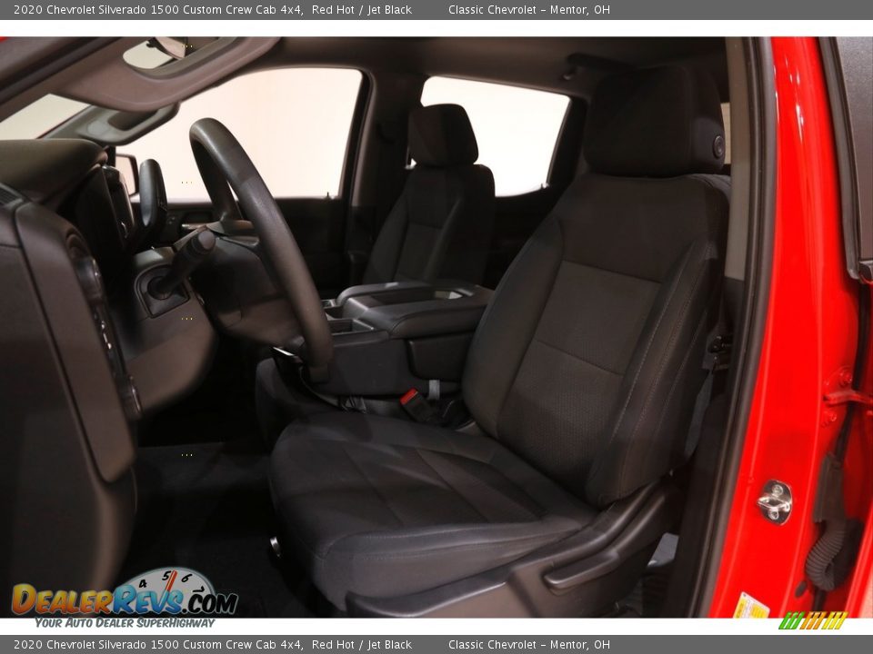 2020 Chevrolet Silverado 1500 Custom Crew Cab 4x4 Red Hot / Jet Black Photo #5