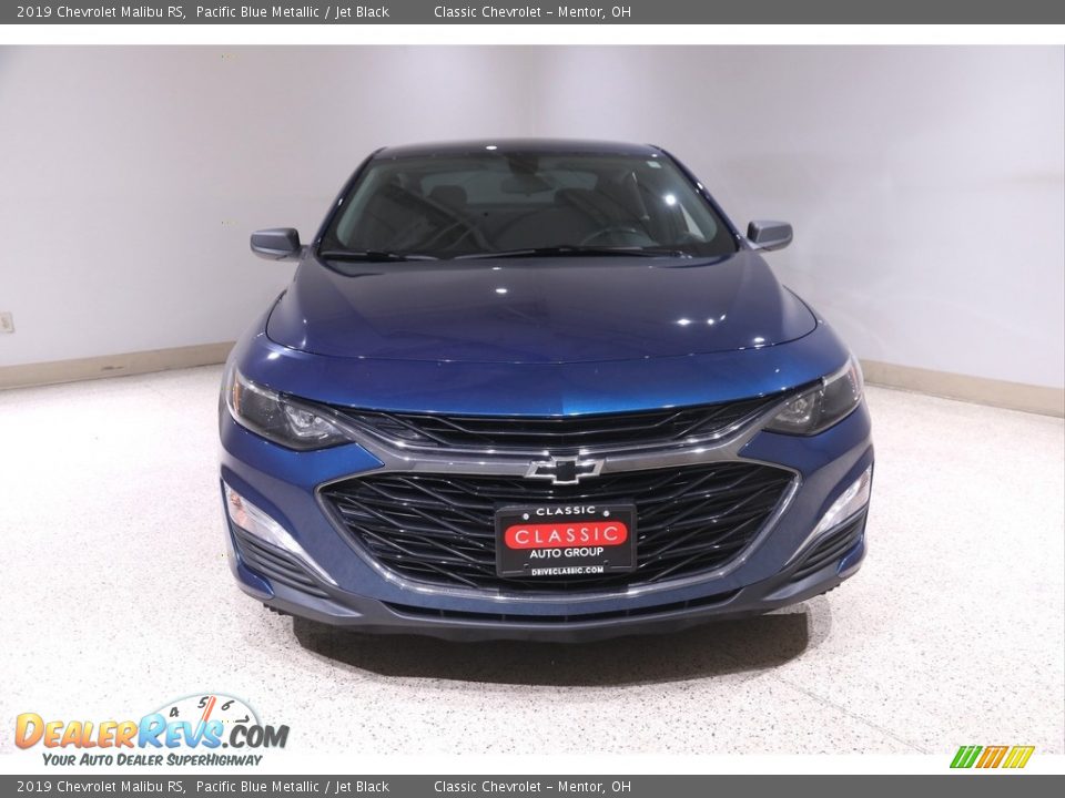 2019 Chevrolet Malibu RS Pacific Blue Metallic / Jet Black Photo #2