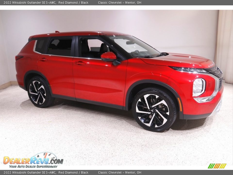 2022 Mitsubishi Outlander SE S-AWC Red Diamond / Black Photo #1