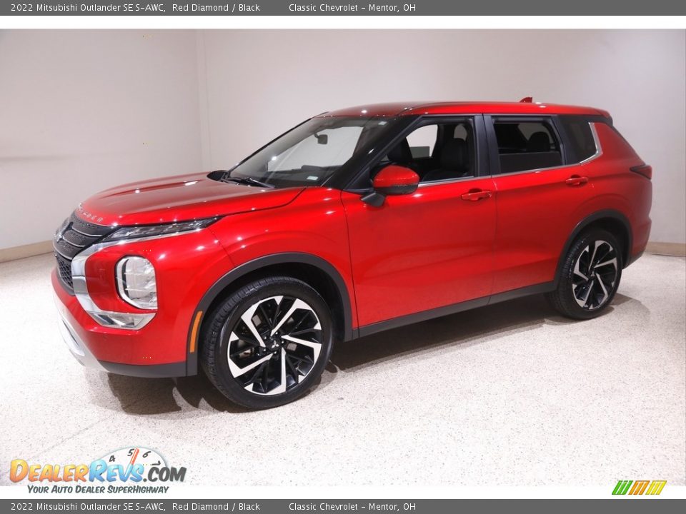 2022 Mitsubishi Outlander SE S-AWC Red Diamond / Black Photo #3