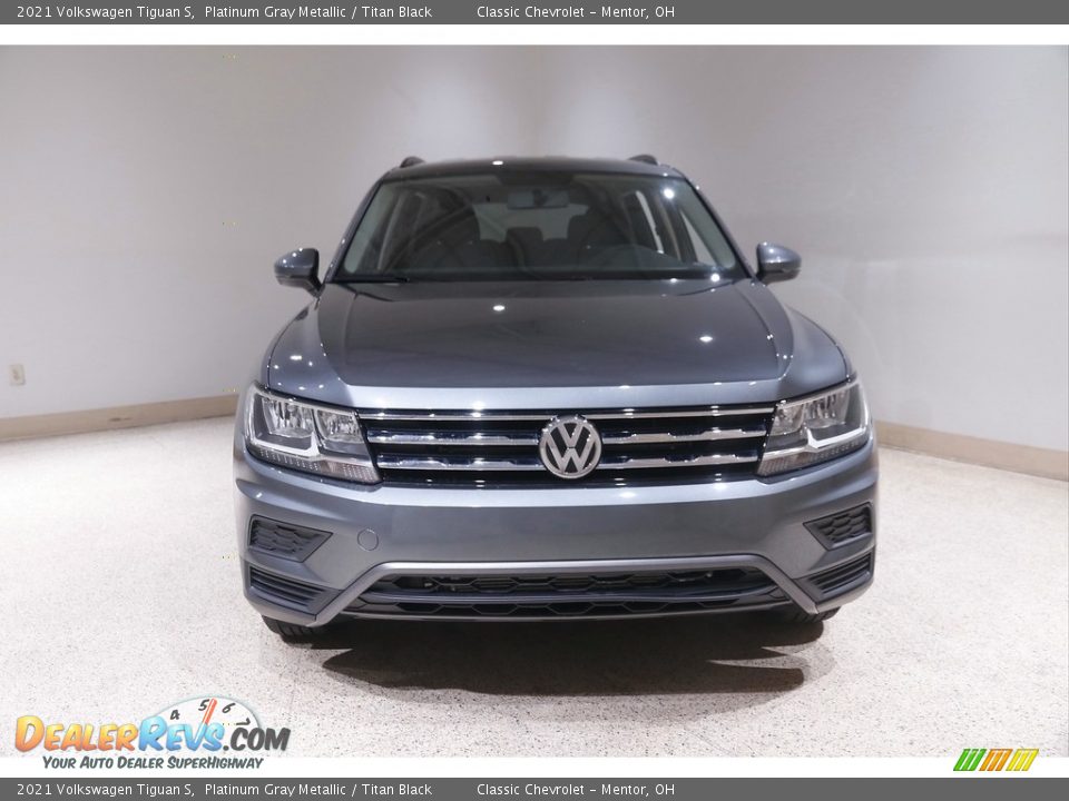 2021 Volkswagen Tiguan S Platinum Gray Metallic / Titan Black Photo #2