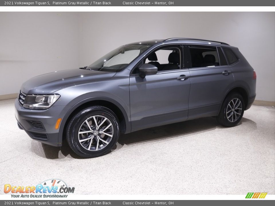 2021 Volkswagen Tiguan S Platinum Gray Metallic / Titan Black Photo #3