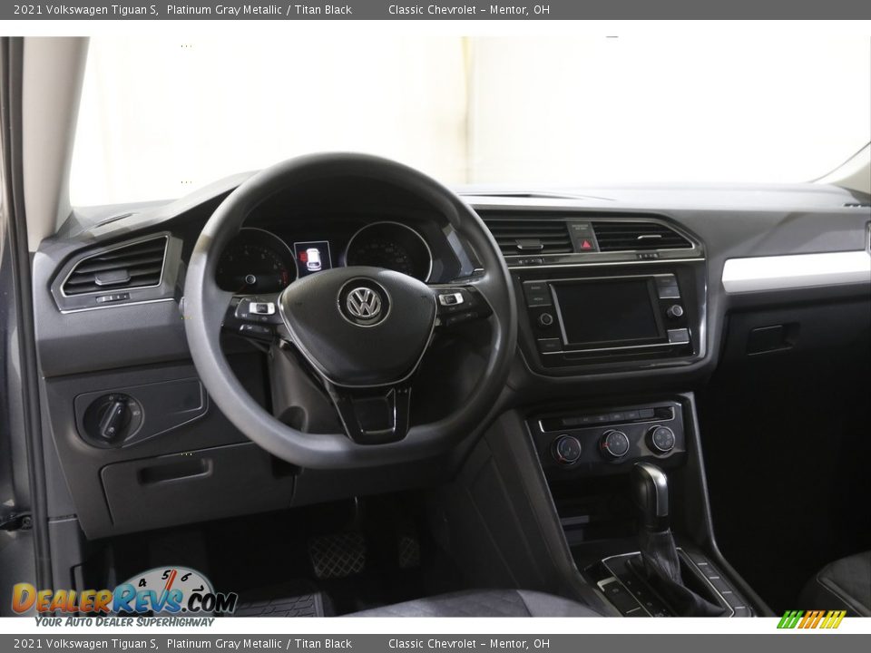 2021 Volkswagen Tiguan S Platinum Gray Metallic / Titan Black Photo #6