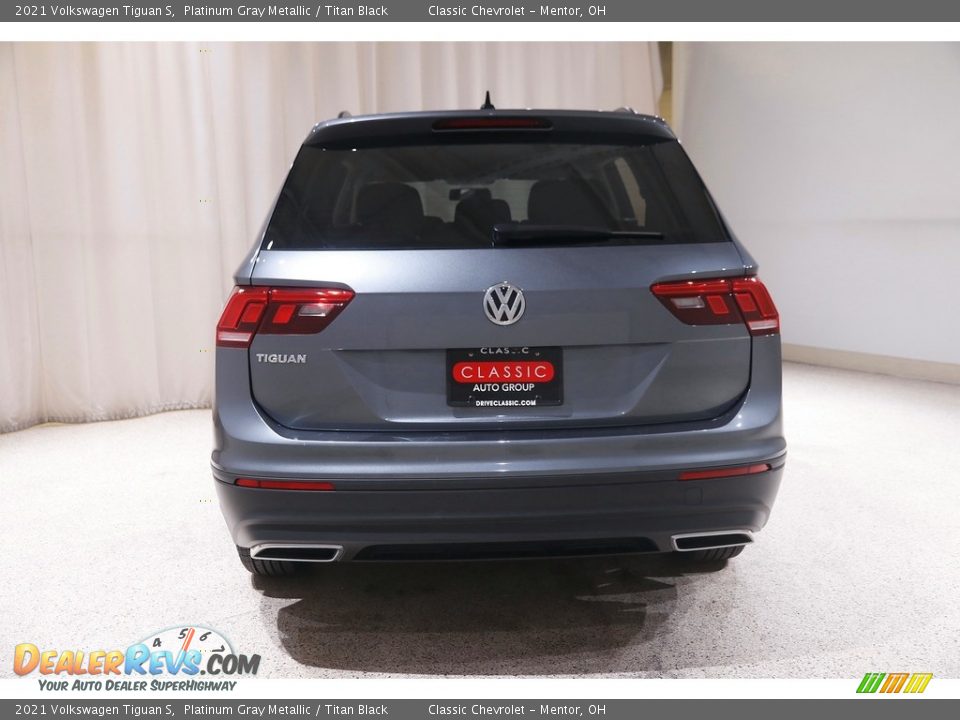 2021 Volkswagen Tiguan S Platinum Gray Metallic / Titan Black Photo #18