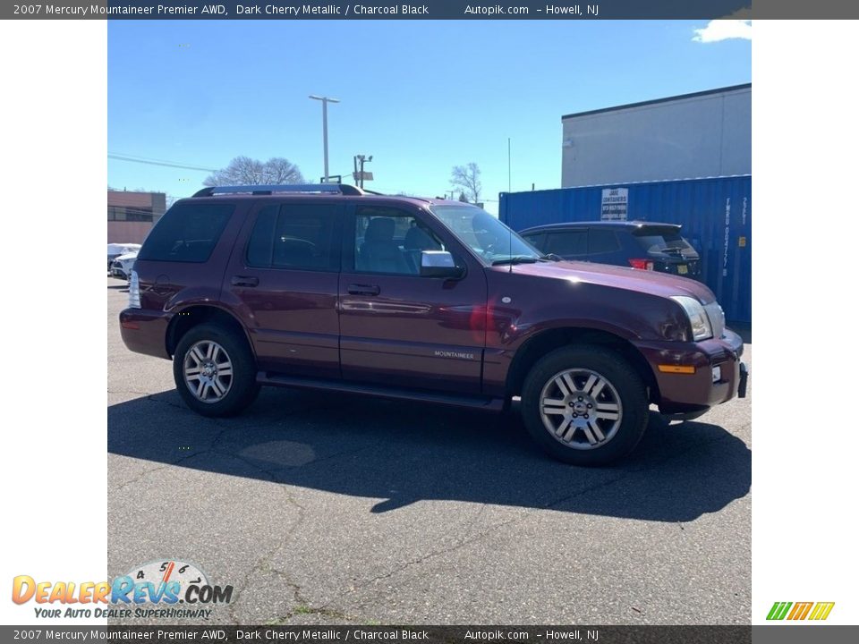 2007 Mercury Mountaineer Premier AWD Dark Cherry Metallic / Charcoal Black Photo #6