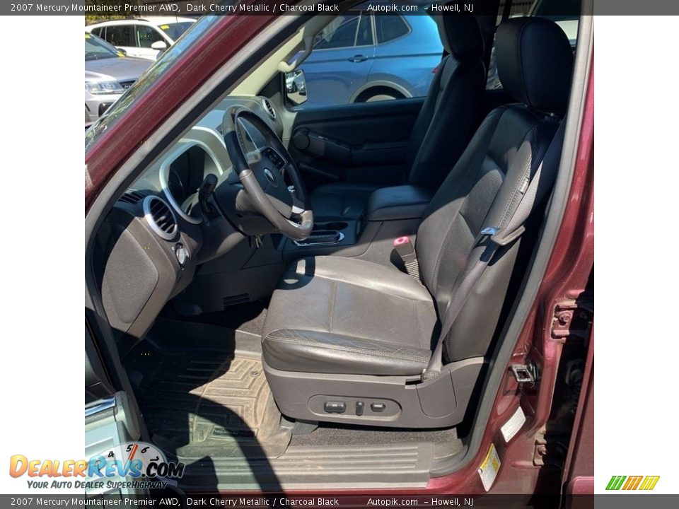 2007 Mercury Mountaineer Premier AWD Dark Cherry Metallic / Charcoal Black Photo #11