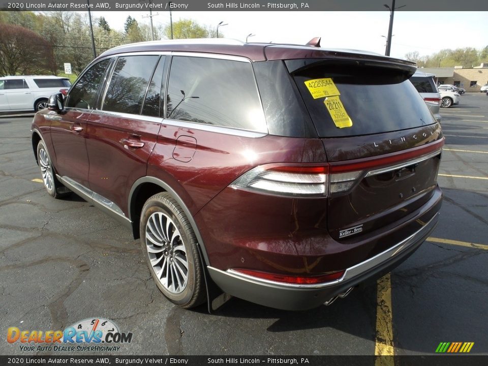 2020 Lincoln Aviator Reserve AWD Burgundy Velvet / Ebony Photo #2